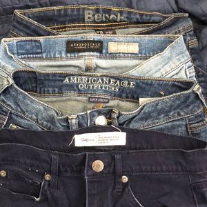 4 pairs jeans